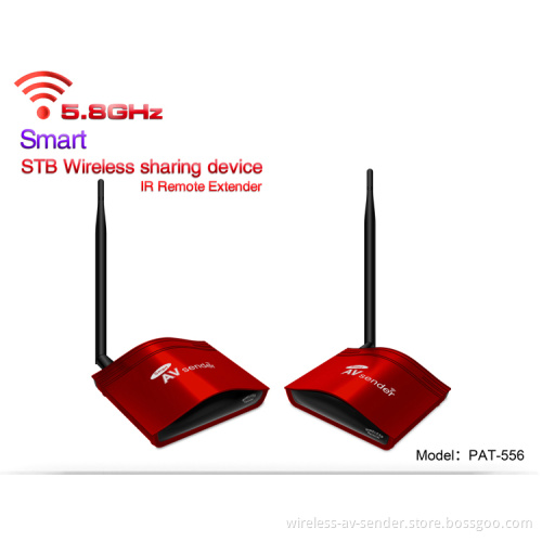 PAKITE BRAND 5.8GHZ SMAERT wireless tv signal transmitter WITH 546/38KHZ IR REMOTE